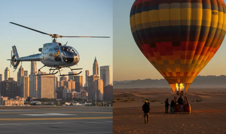 Helicopter Tour vs. Hot Air Balloon: Which is Right for You?