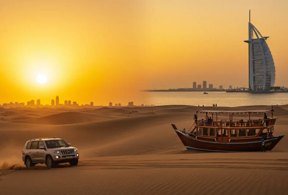 Dubai Desert Safari and Dhow Cruise Packages
